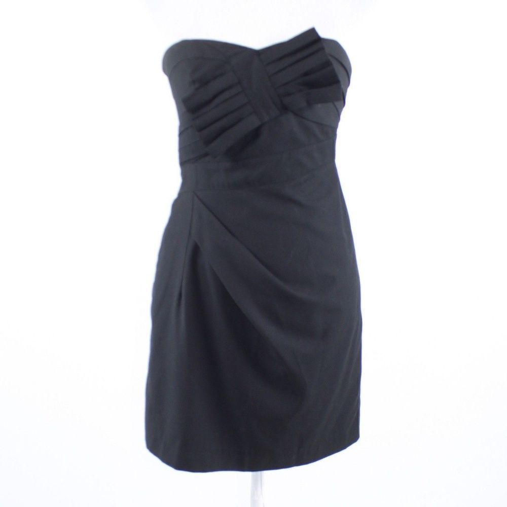 Miss Me black strapless sheath dress S